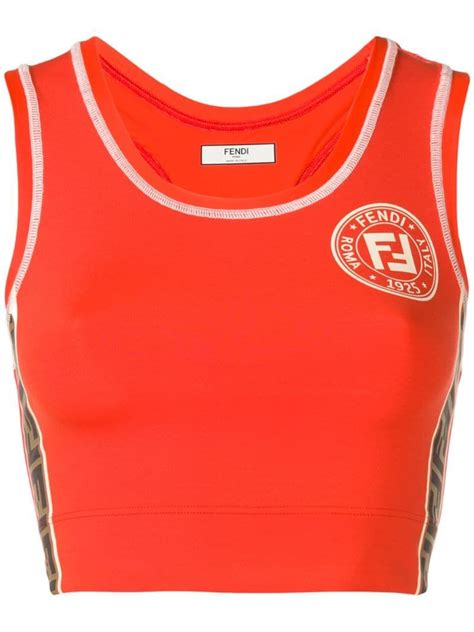 fendi sports wear|fendi cropped workout top.